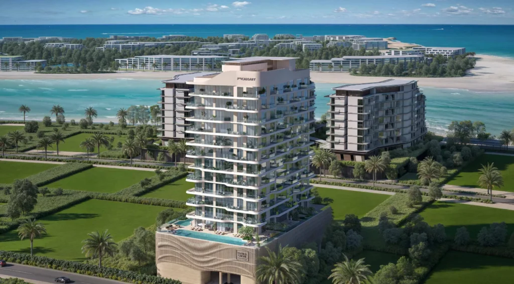 Waterfront residential tower overlooking the Arabian Gulf ideal for investors who want to buy property in Dubai from Adelaide.