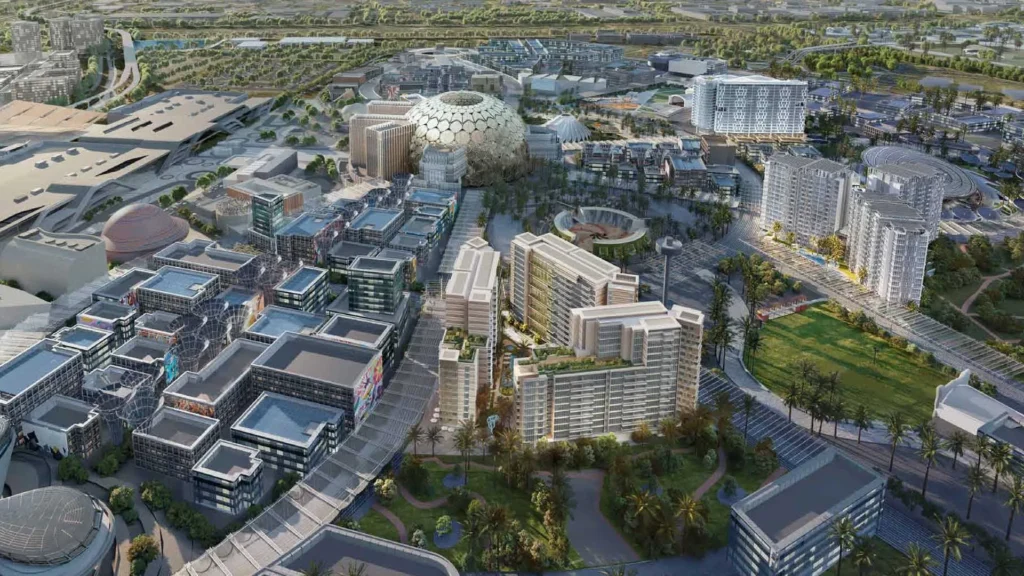 Expo City Dubai master development highlighting investment opportunities presented at Dubai Property Expo Adelaide 2026.